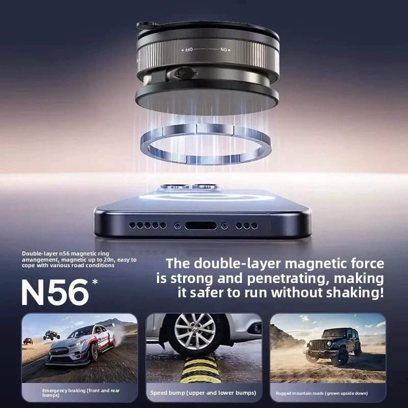 T30 Magnetische Telefoonhouder met Zuignap