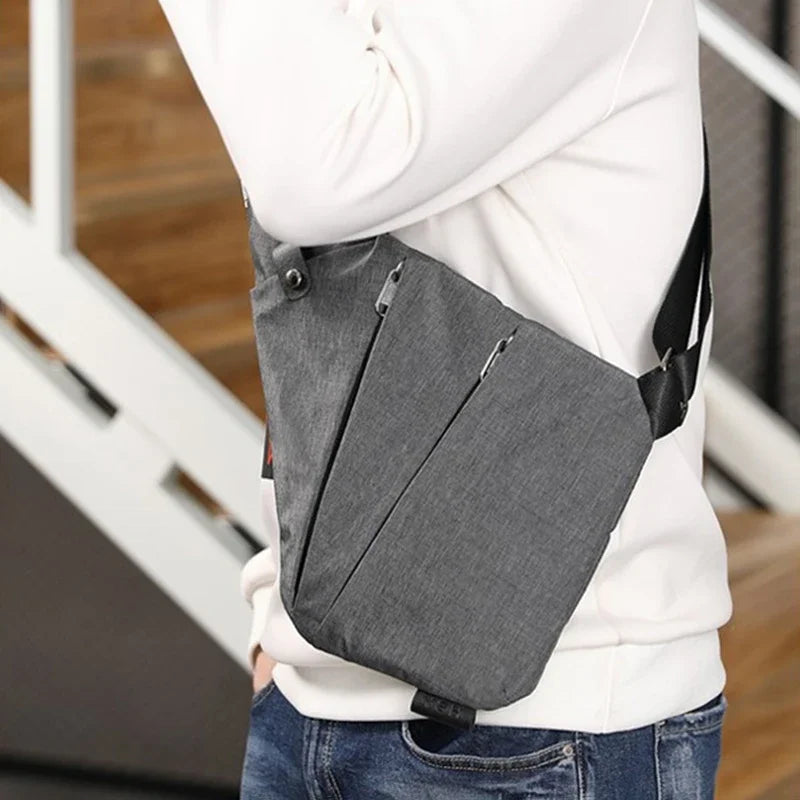Heren Crossbody Schoudertas – Sportief & Multifunctioneel